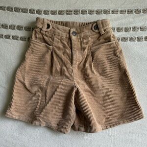 Zara kids curduroy shorts